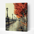 Autumn Rain, Paint by Numbers, Crafty by Numbers