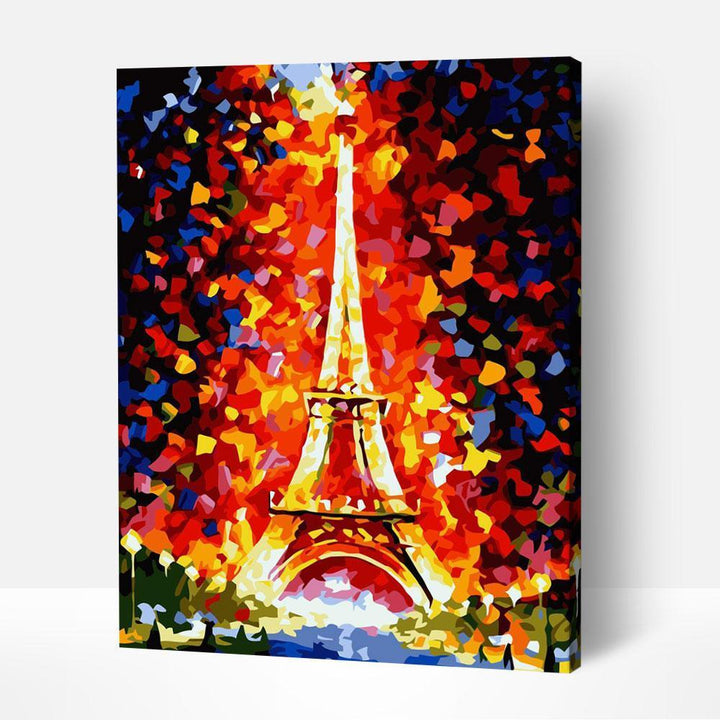 Eiffelturm-Pointillismus