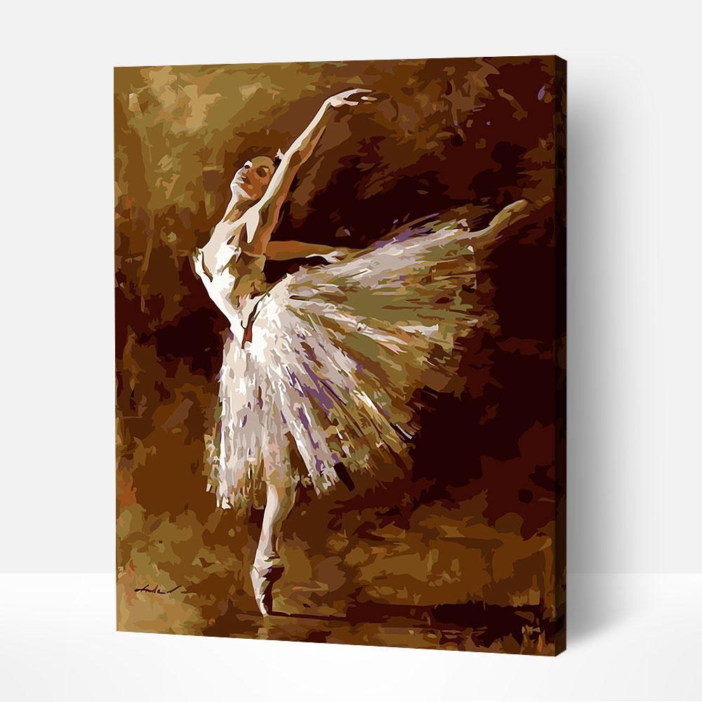 Ballerina in Motion, Paint by Numbers, Crafty by Numbers