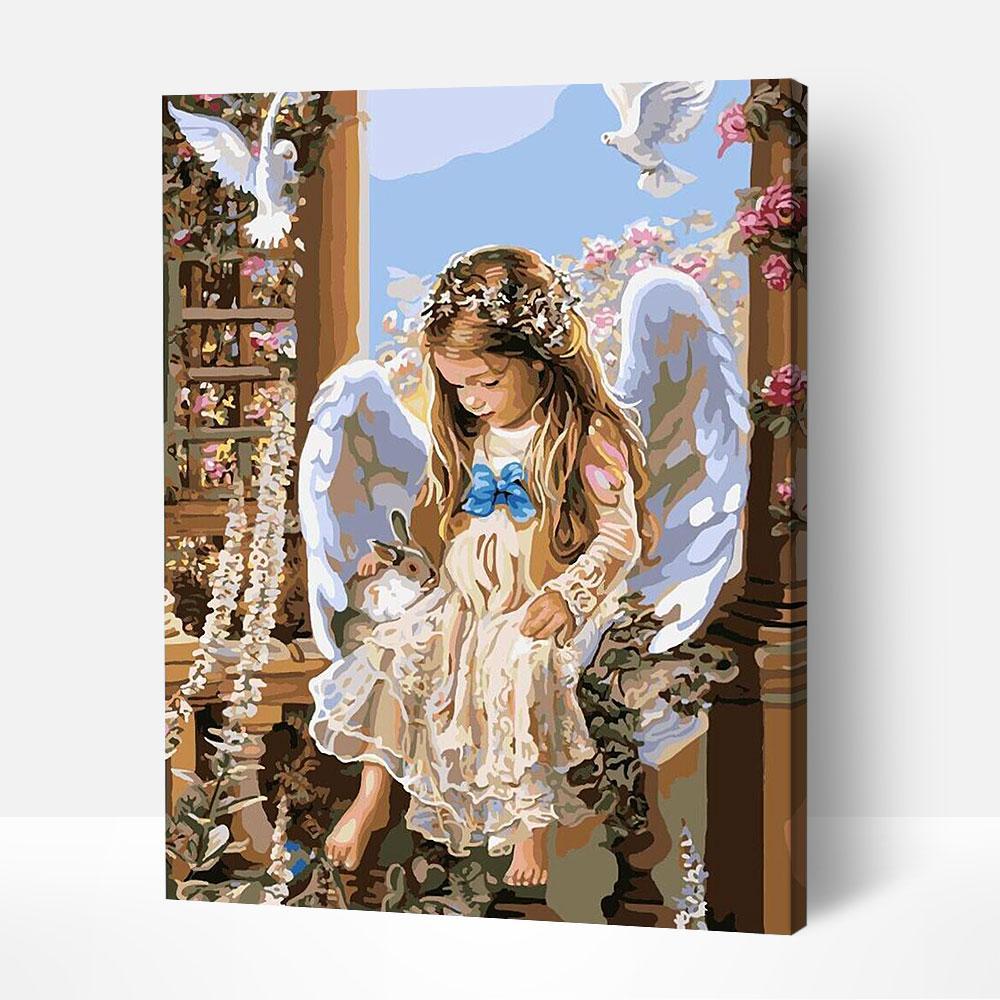 Angelic Girl, Painting by Numbers, Crafty by Numbers