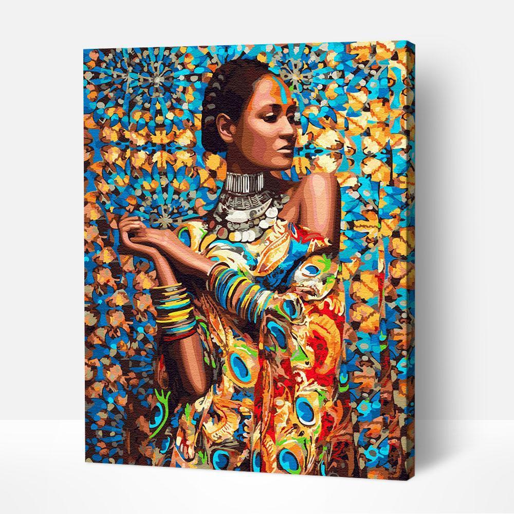 African Beauty, Painting by Numbers, Crafty by Numbers