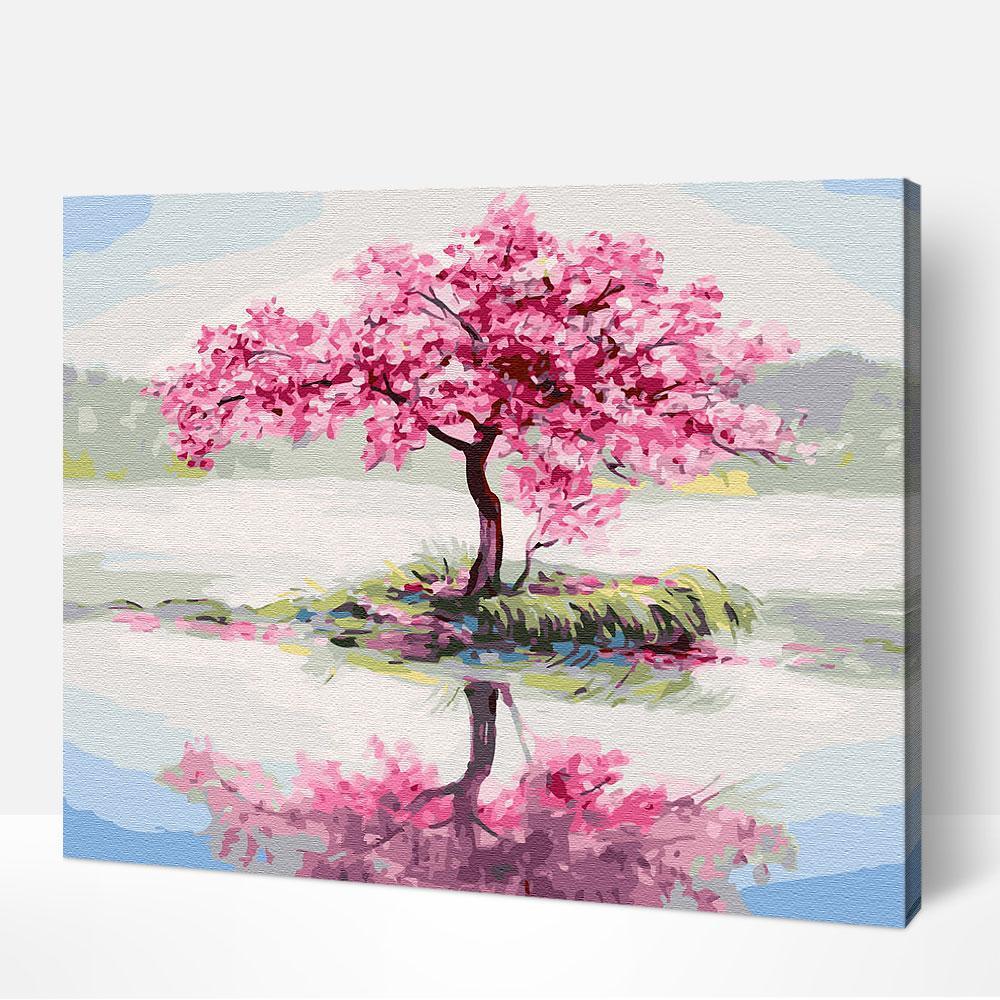 Gentle Sakura painting kit for beginners and adults