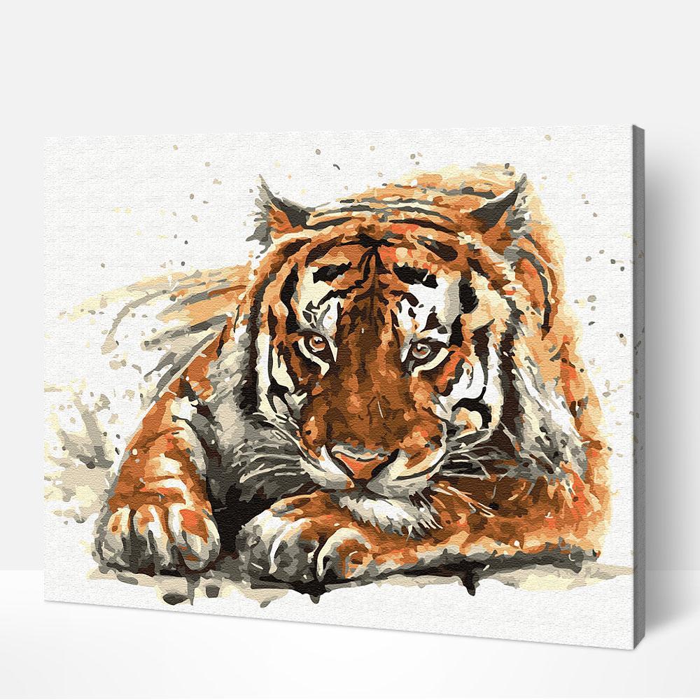 Amur-Tiger, Malen nach Zahlen, Crafty by Numbers