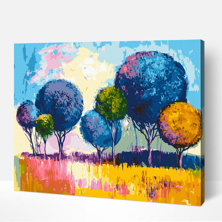 Colorful Trees Scenery