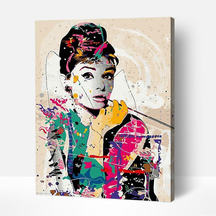 Audrey Hepburn, Painting by Numbers, Crafty by Numbers