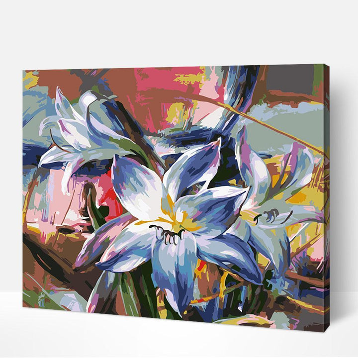 Bright Lilies, Paint by Numbers, Crafty by Numbers
