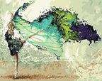 Abstract Dancer - Crafty By Numbers - Paint by Numbers - Paint by Numbers for Adults - Painting - Canvas - Custom Paint by Numbers