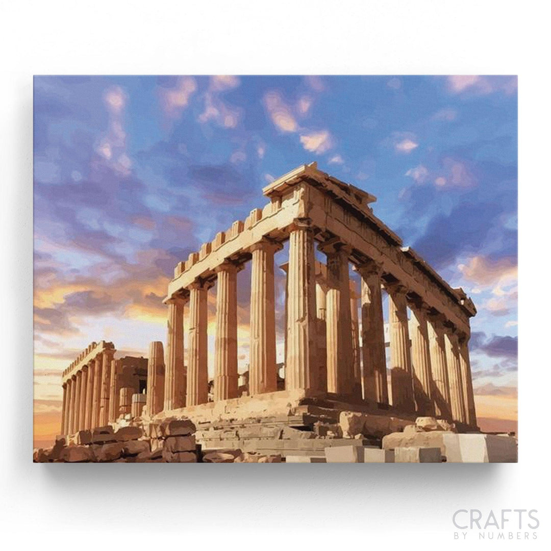 Athens - Crafty By Numbers - Paint by Numbers - Paint by Numbers for Adults - Painting - Canvas - Custom Paint by Numbers