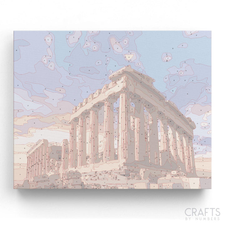 Athens - Crafty By Numbers - Paint by Numbers - Paint by Numbers for Adults - Painting - Canvas - Custom Paint by Numbers