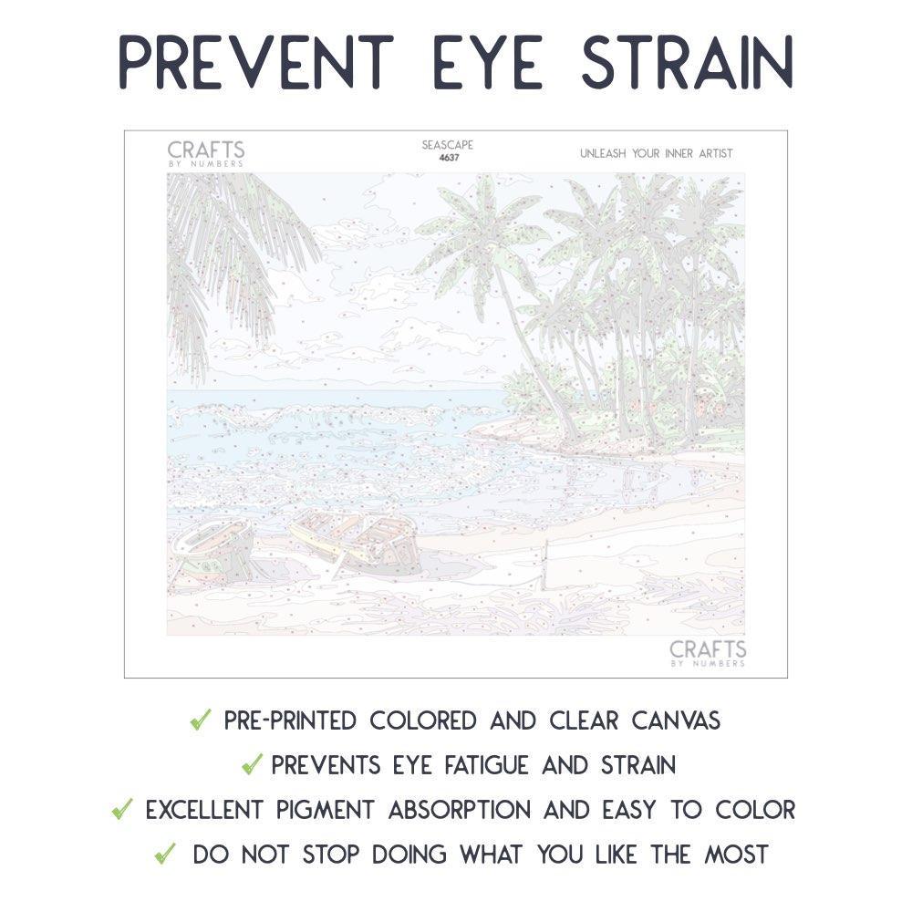 Autumn Railway - Crafty By Numbers - Paint by Numbers - Paint by Numbers for Adults - Painting - Canvas - Custom Paint by Numbers