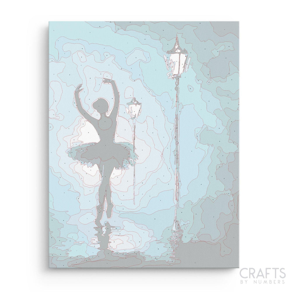 Ballet Dance Girl Art - Crafty By Numbers - Paint by Numbers - Paint by Numbers for Adults - Painting - Canvas - Custom Paint by Numbers