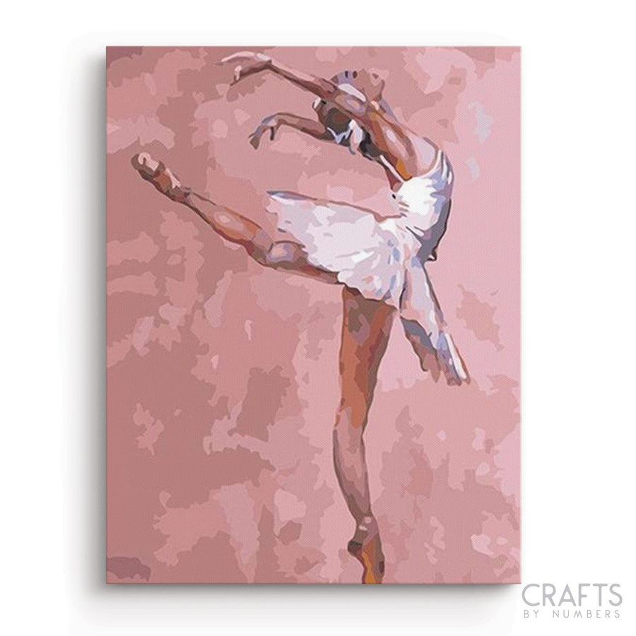 Ballet Dancer Girl - Crafty By Numbers - Paint by Numbers - Paint by Numbers for Adults - Painting - Canvas - Custom Paint by Numbers