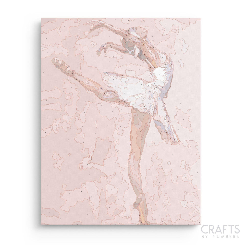 Ballet Dancer Girl - Crafty By Numbers - Paint by Numbers - Paint by Numbers for Adults - Painting - Canvas - Custom Paint by Numbers