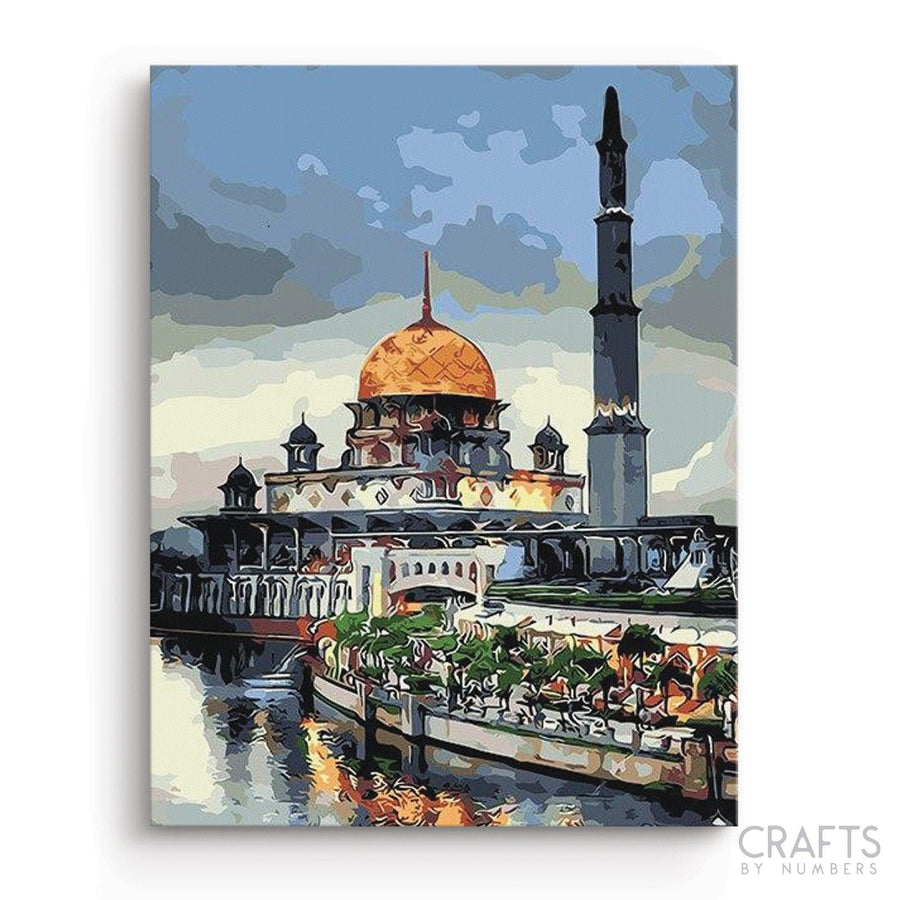 Beautiful Turkey Mosque - Crafty By Numbers - Paint by Numbers - Paint by Numbers for Adults - Painting - Canvas - Custom Paint by Numbers