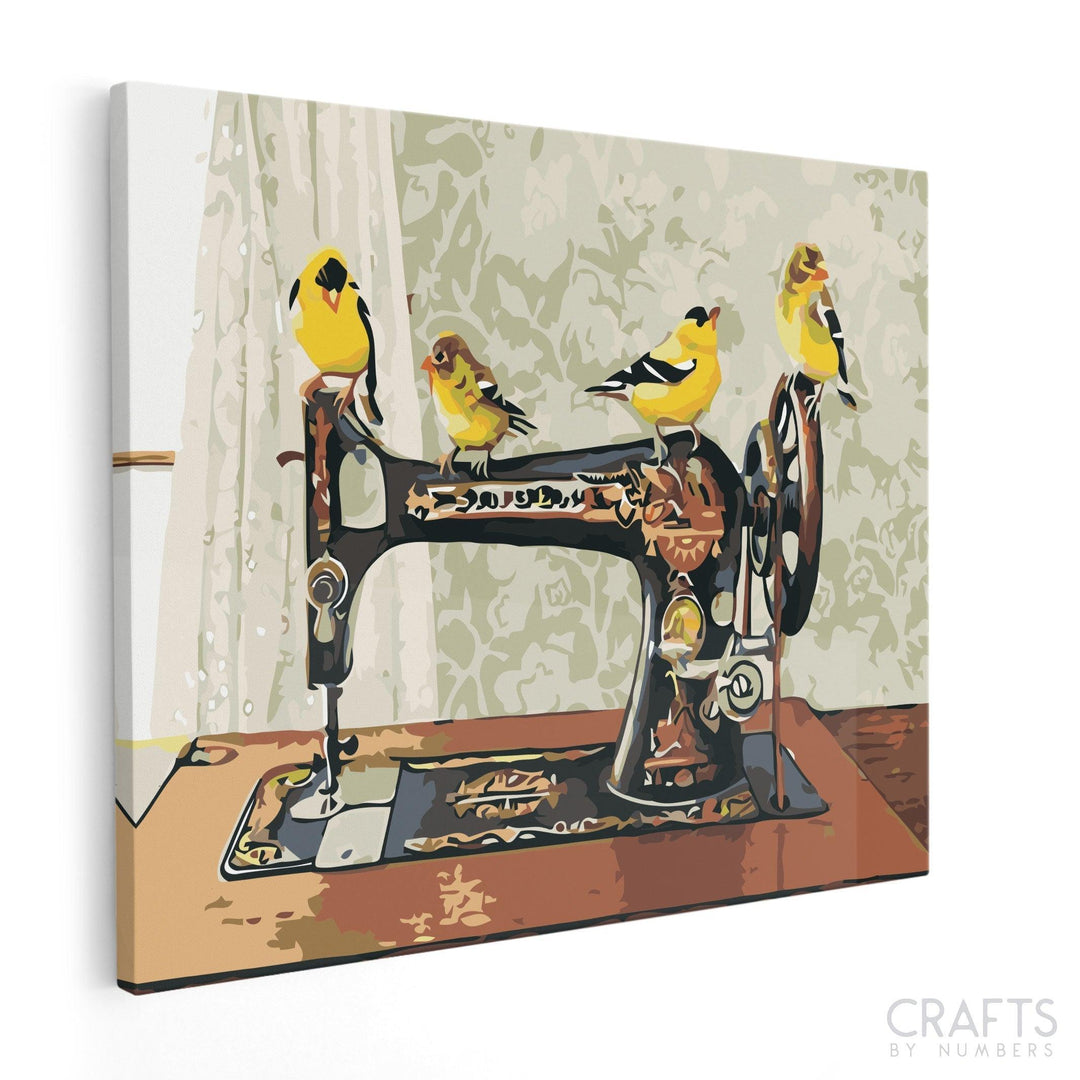 Bird Art Sewing Machine  Crafty by Numbers – Crafty By Numbers