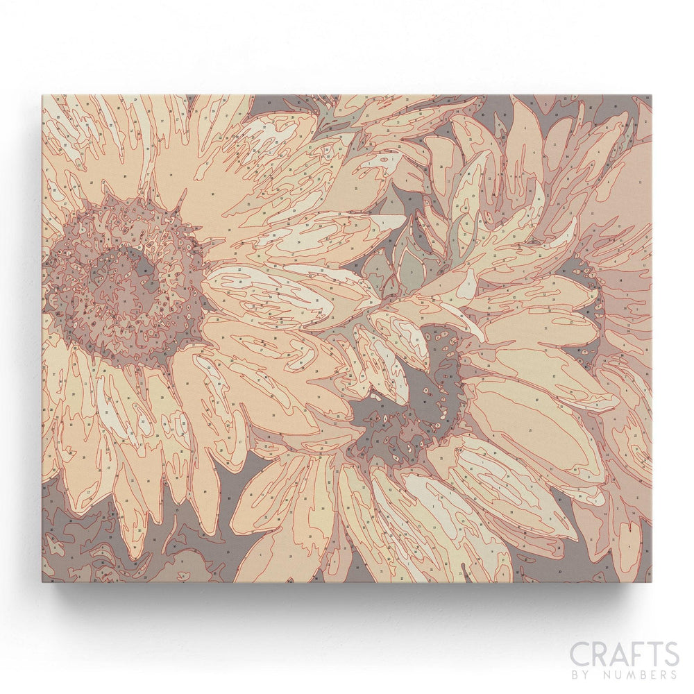 Blossom Sunflowers - Crafty By Numbers - Paint by Numbers - Paint by Numbers for Adults - Painting - Canvas - Custom Paint by Numbers