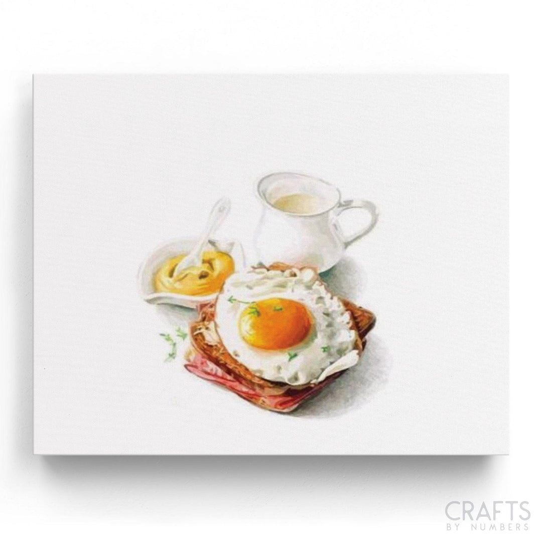 Breakfast Painting - Crafty By Numbers - Paint by Numbers - Paint by Numbers for Adults - Painting - Canvas - Custom Paint by Numbers