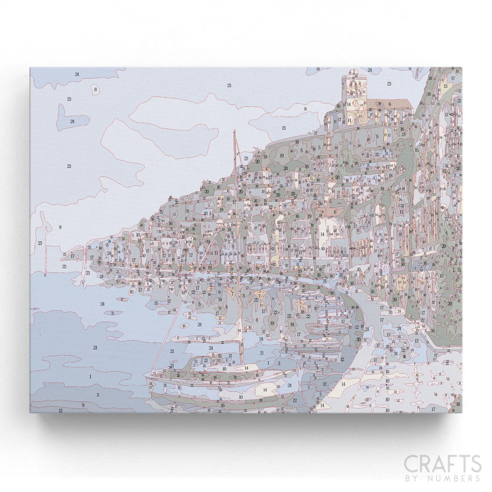 Coastal City - Crafty By Numbers - Paint by Numbers - Paint by Numbers for Adults - Painting - Canvas - Custom Paint by Numbers