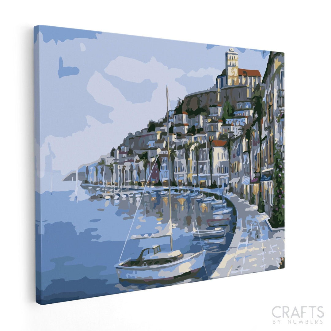 Coastal City - Crafty By Numbers - Paint by Numbers - Paint by Numbers for Adults - Painting - Canvas - Custom Paint by Numbers