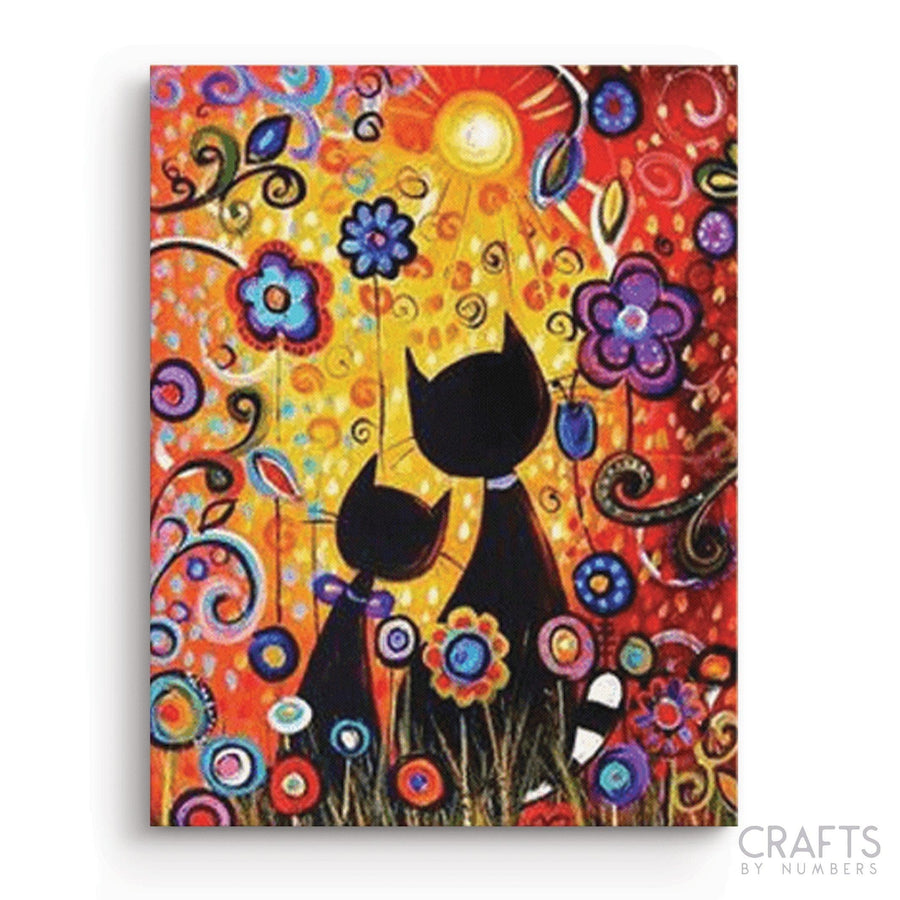 Colorful Cats Art - Crafty By Numbers - Paint by Numbers - Paint by Numbers for Adults - Painting - Canvas - Custom Paint by Numbers