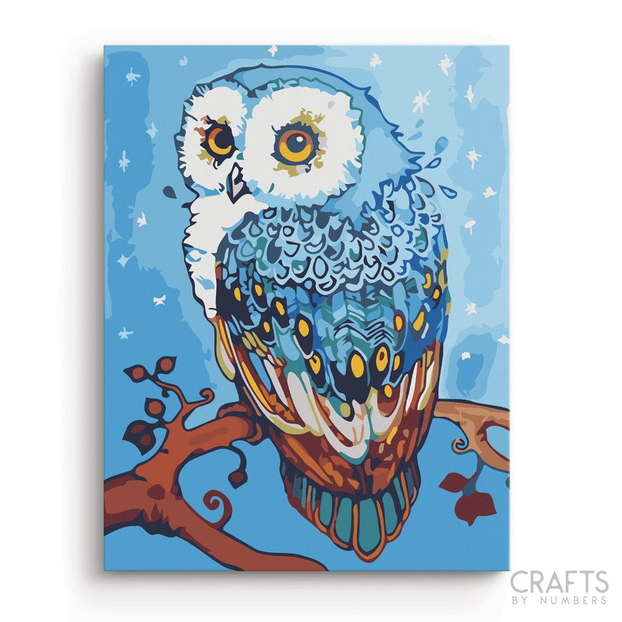 Colorful Mandala Owl - Crafty By Numbers - Paint by Numbers - Paint by Numbers for Adults - Painting - Canvas - Custom Paint by Numbers