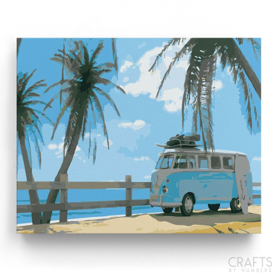 Combi On Beech - Crafty By Numbers - Paint by Numbers - Paint by Numbers for Adults - Painting - Canvas - Custom Paint by Numbers