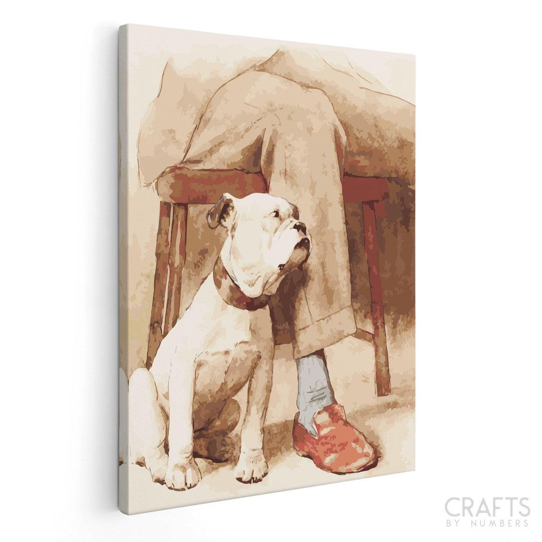 Dog Supply With His Owner - Crafty By Numbers - Paint by Numbers - Paint by Numbers for Adults - Painting - Canvas - Custom Paint by Numbers