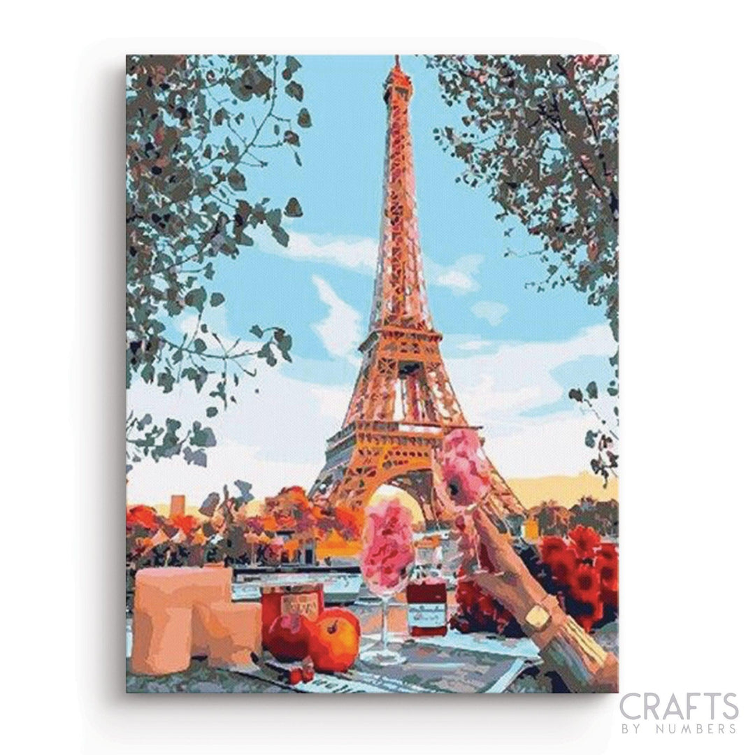 Eiffel Tower - Crafty By Numbers - Paint by Numbers - Paint by Numbers for Adults - Painting - Canvas - Custom Paint by Numbers