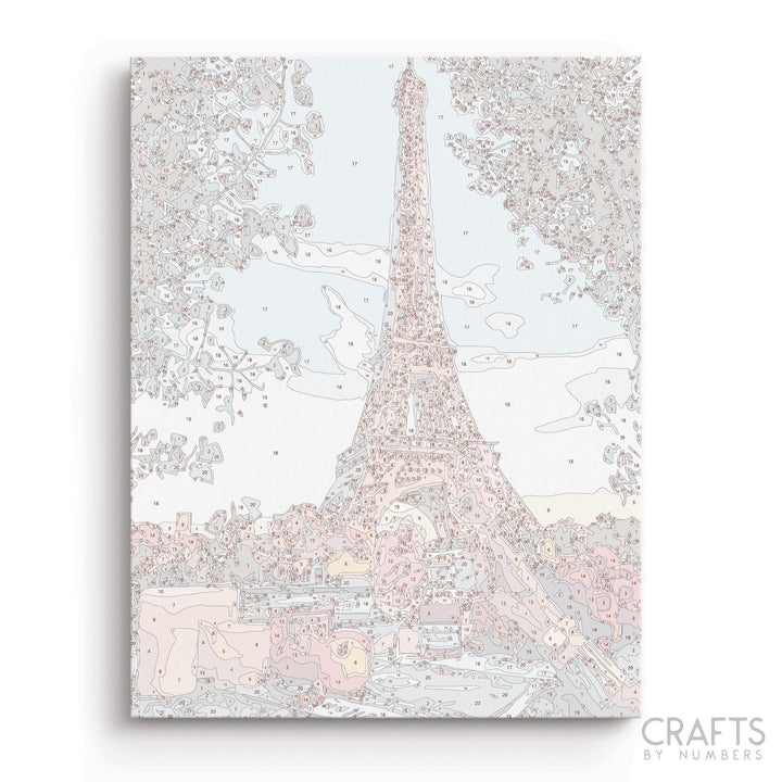 Eiffel Tower - Crafty By Numbers - Paint by Numbers - Paint by Numbers for Adults - Painting - Canvas - Custom Paint by Numbers