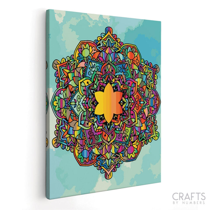 Faith - Mandala - Crafty By Numbers - Paint by Numbers - Paint by Numbers for Adults - Painting - Canvas - Custom Paint by Numbers