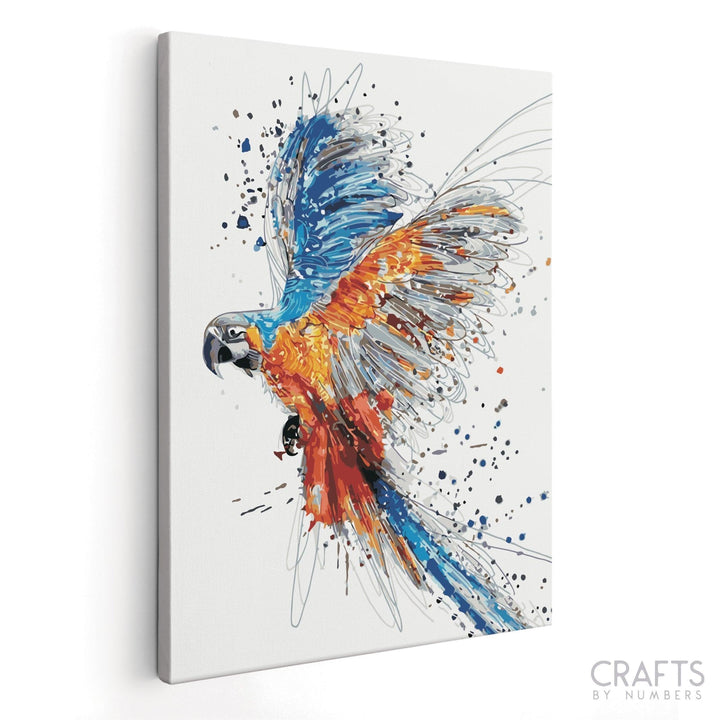 Flying Bird - Crafty By Numbers - Paint by Numbers - Paint by Numbers for Adults - Painting - Canvas - Custom Paint by Numbers