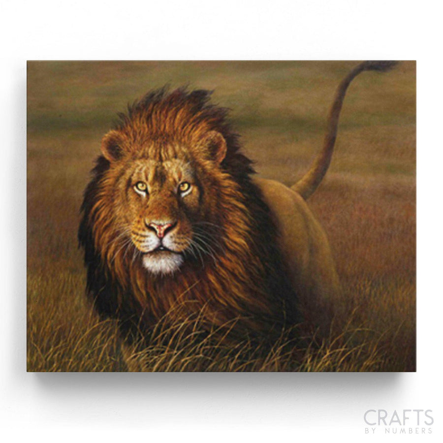 Great Lion - Crafty By Numbers - Paint by Numbers - Paint by Numbers for Adults - Painting - Canvas - Custom Paint by Numbers