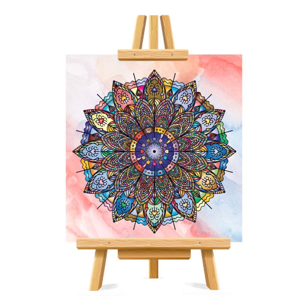 Honesty - Mandala - Crafty By Numbers - Paint by Numbers - Paint by Numbers for Adults - Painting - Canvas - Custom Paint by Numbers