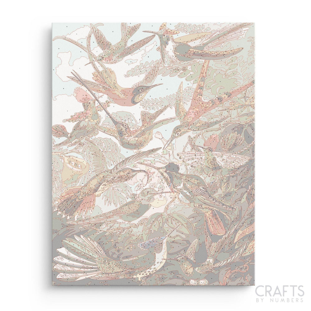 Hummingbirds - Ernst Haeckel - Crafty By Numbers - Paint by Numbers - Paint by Numbers for Adults - Painting - Canvas - Custom Paint by Numbers