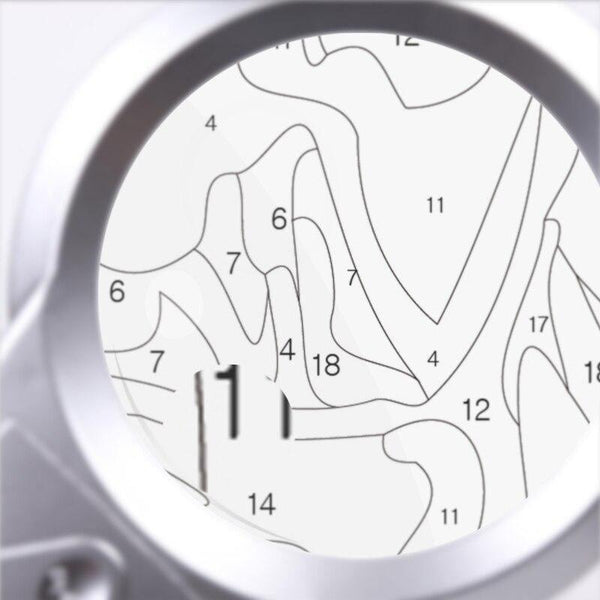 LED Painting Lamp - Crafty By Numbers - Paint by Numbers - Paint by Numbers for Adults - Painting - Canvas - Custom Paint by Numbers