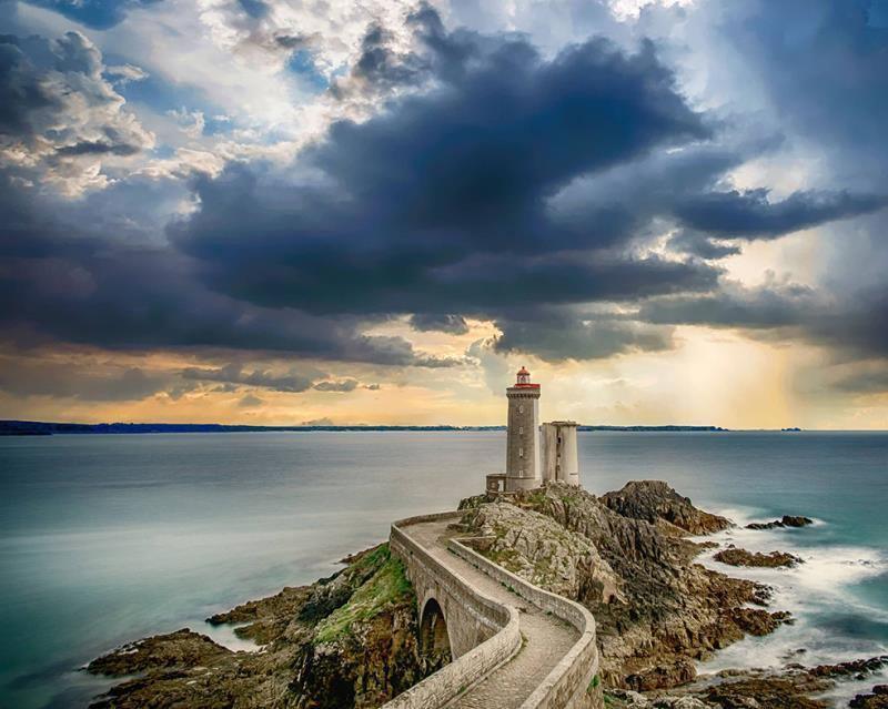 Lighthouse Sunset - Crafty By Numbers - Paint by Numbers - Paint by Numbers for Adults - Painting - Canvas - Custom Paint by Numbers