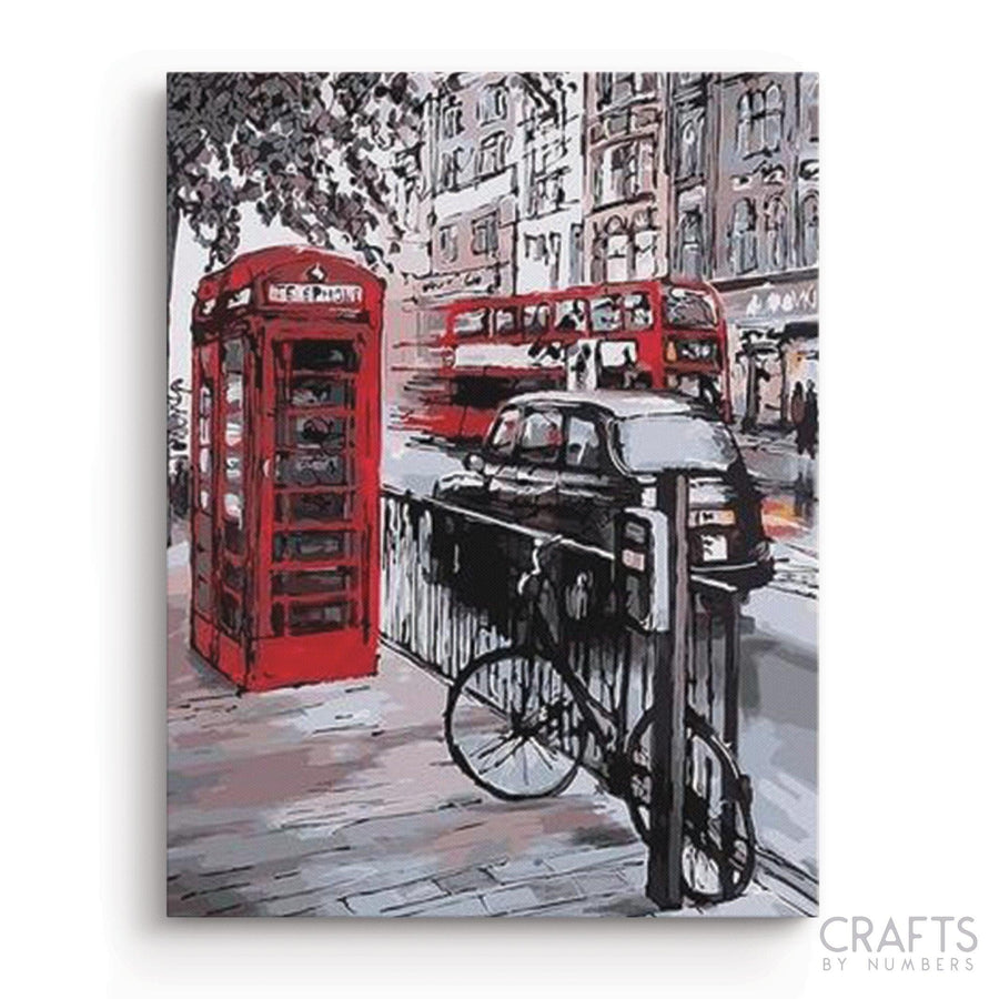 London Art - Crafty By Numbers - Paint by Numbers - Paint by Numbers for Adults - Painting - Canvas - Custom Paint by Numbers