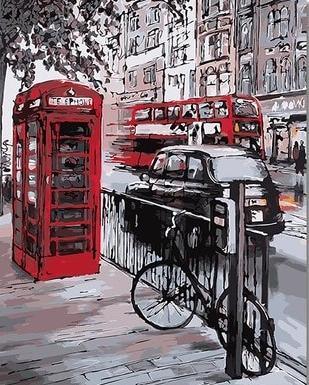 London Art numbered canvas before painting