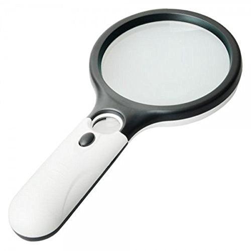 Magnifying Glass with Light Handheld 3X & 45X - Crafty By Numbers - Paint by Numbers - Paint by Numbers for Adults - Painting - Canvas - Custom Paint by Numbers