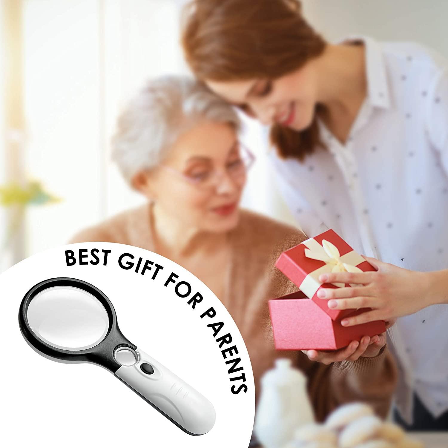 Magnifying Glass with Light Handheld 3X & 45X - Crafty By Numbers - Paint by Numbers - Paint by Numbers for Adults - Painting - Canvas - Custom Paint by Numbers