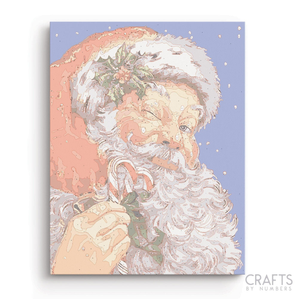 Mischievous Santa - Crafty By Numbers - Paint by Numbers - Paint by Numbers for Adults - Painting - Canvas - Custom Paint by Numbers