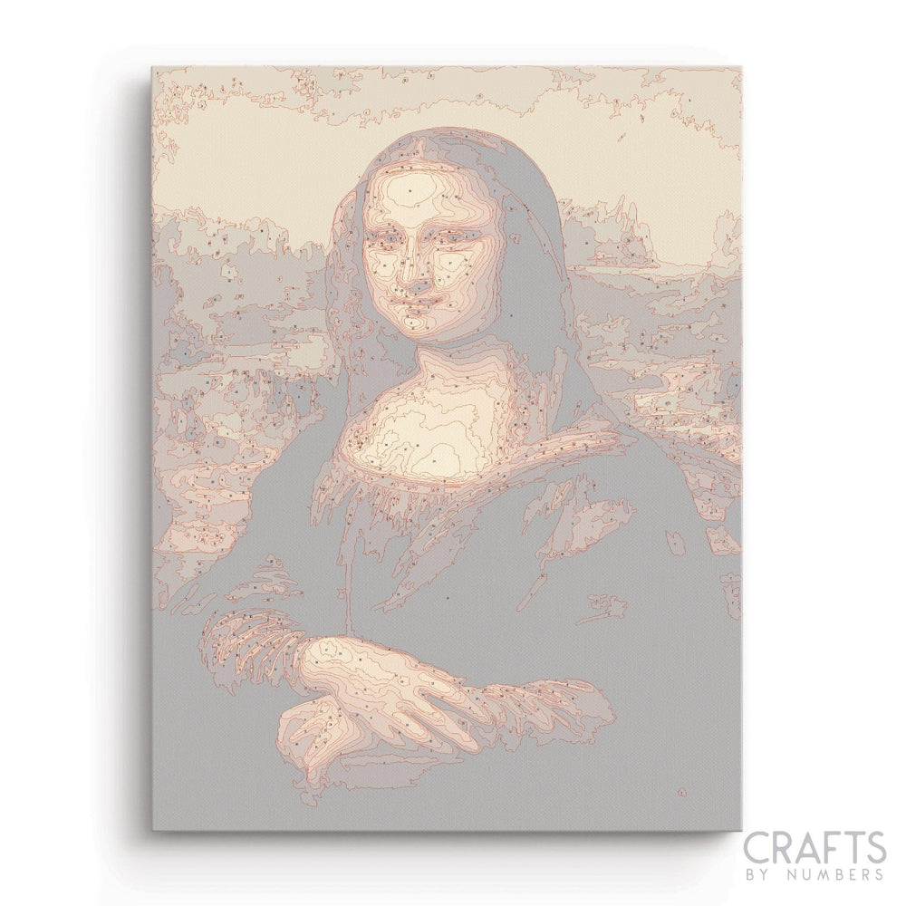 Mona Lisa - Leonardo Da Vinci - Crafty By Numbers - Paint by Numbers - Paint by Numbers for Adults - Painting - Canvas - Custom Paint by Numbers