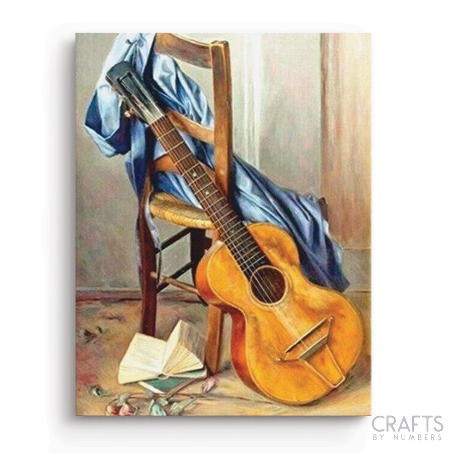 Music Diy Guitar Art - Crafty By Numbers - Paint by Numbers - Paint by Numbers for Adults - Painting - Canvas - Custom Paint by Numbers