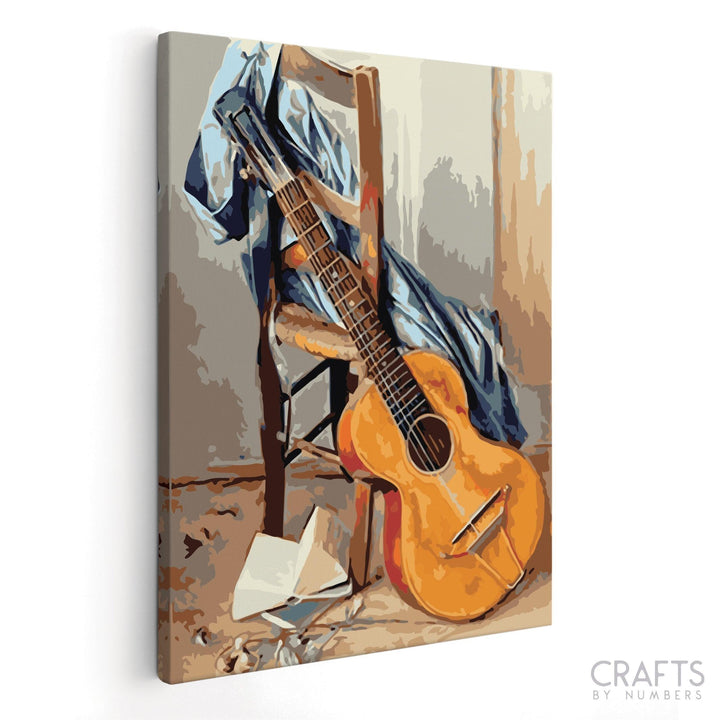 Music Diy Guitar Art - Crafty By Numbers - Paint by Numbers - Paint by Numbers for Adults - Painting - Canvas - Custom Paint by Numbers