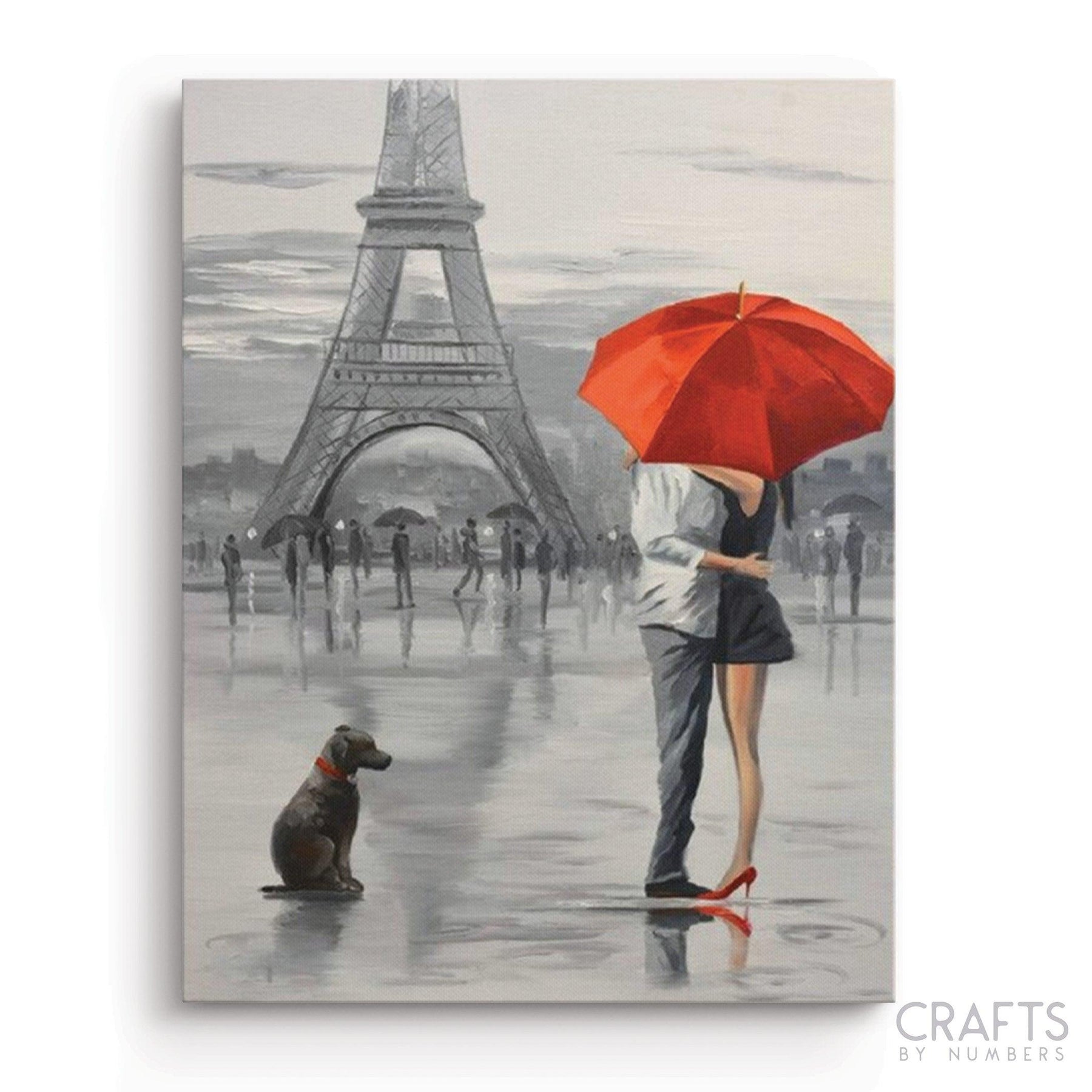 Paint by numbers for adults From Paris With Love - Paint by
