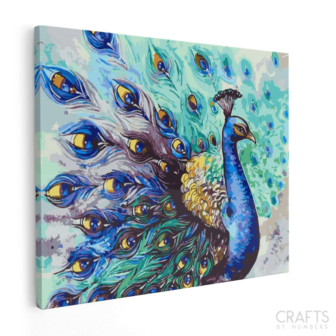 Pavo Real - Crafty By Numbers - Paint by Numbers - Paint by Numbers for Adults - Painting - Canvas - Custom Paint by Numbers