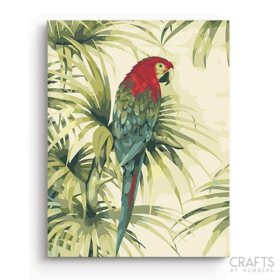 Peaceful Parrot - Crafty By Numbers - Paint by Numbers - Paint by Numbers for Adults - Painting - Canvas - Custom Paint by Numbers