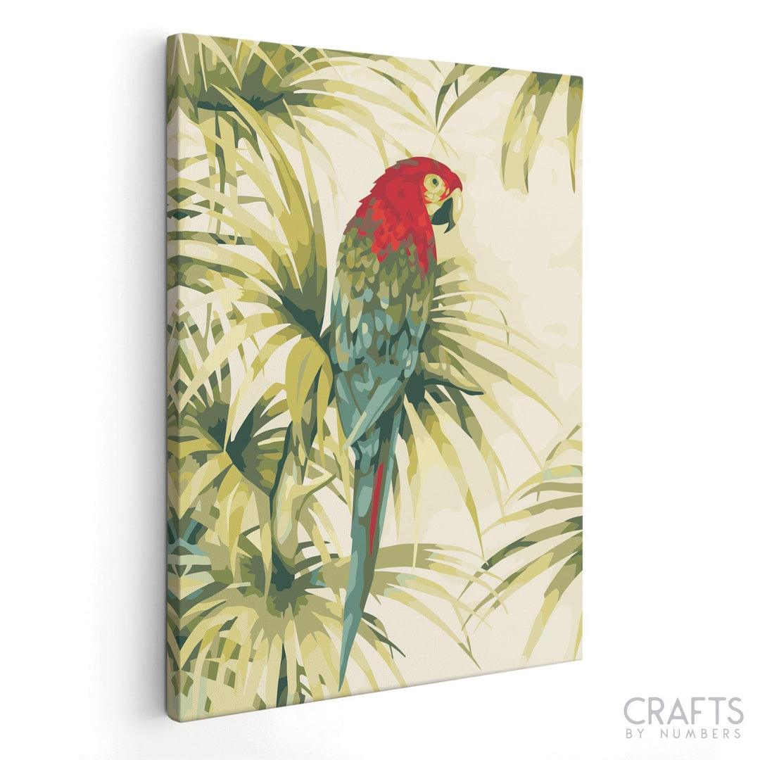 Peaceful Parrot - Crafty By Numbers - Paint by Numbers - Paint by Numbers for Adults - Painting - Canvas - Custom Paint by Numbers