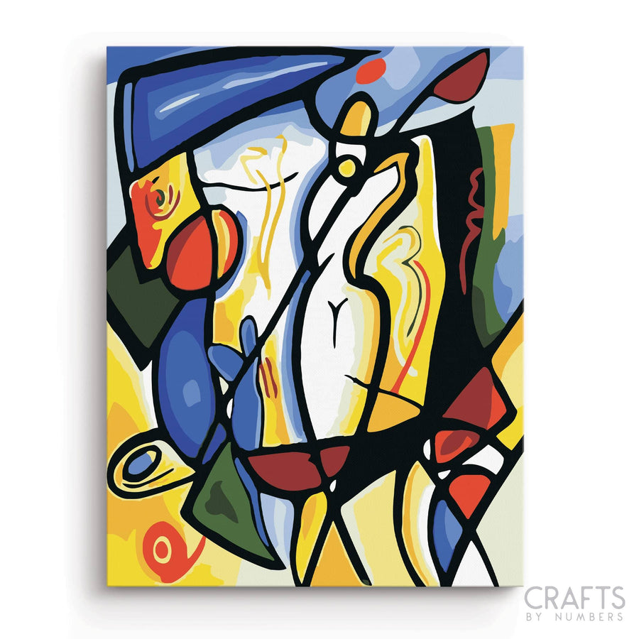 Picasso Abstract Value Draw - Crafty By Numbers - Paint by Numbers - Paint by Numbers for Adults - Painting - Canvas - Custom Paint by Numbers