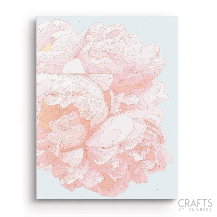 Pink Floral Art - Crafty By Numbers - Paint by Numbers - Paint by Numbers for Adults - Painting - Canvas - Custom Paint by Numbers